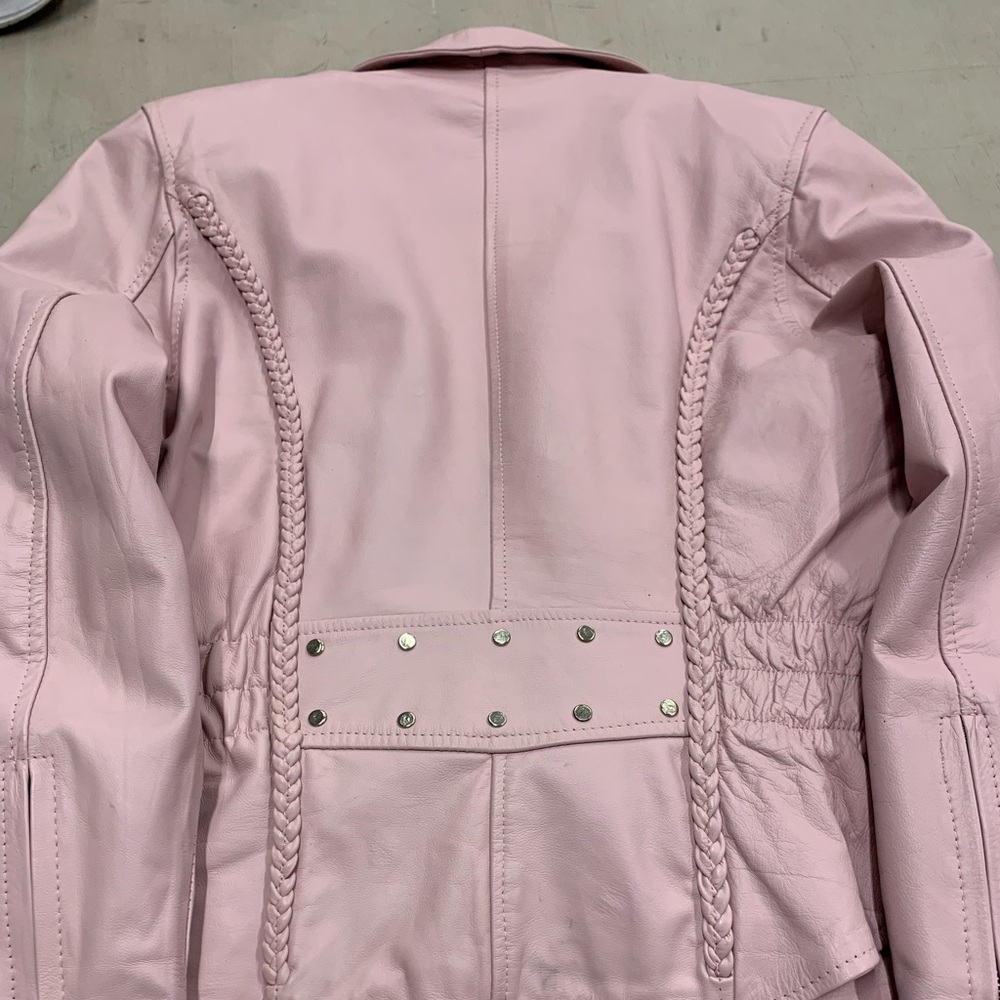 XELEMENT PINK LADIES MOTORCYCLE COAT